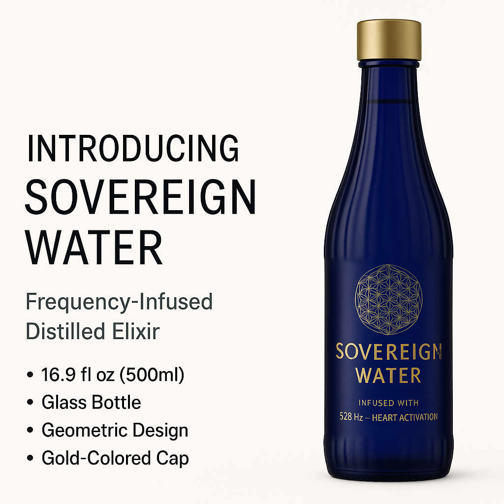 Sovereign Water — 528Hz Frequency-Infused Elixir